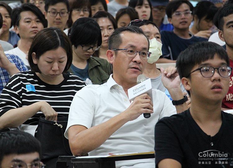 聽眾踴躍提問 聽眾踴躍提問