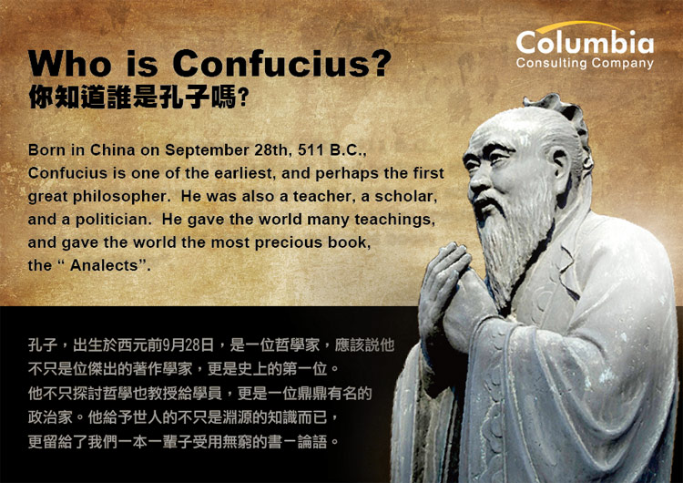 你知道誰是孔子嗎? Who is Confucius?