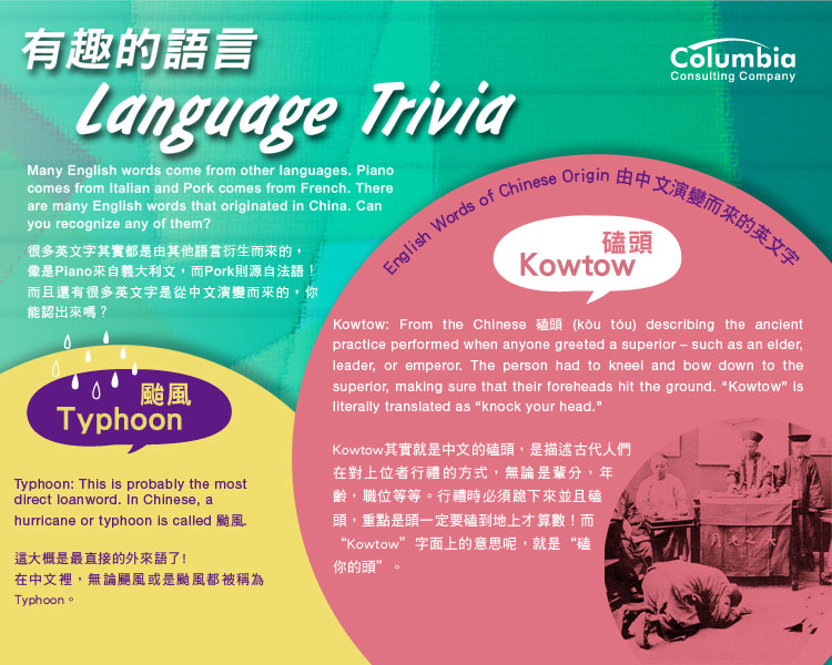 有趣的語言 Language Trivia