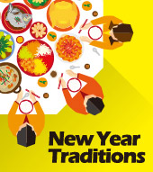 各國的新年習俗 New Year Traditions From..