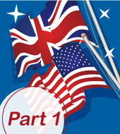 英語v.s 美語 1 British v.s American..