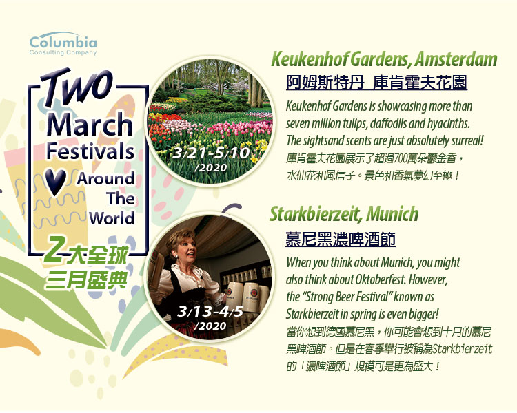 二大全球三月盛典 Two March Festivals Around The World