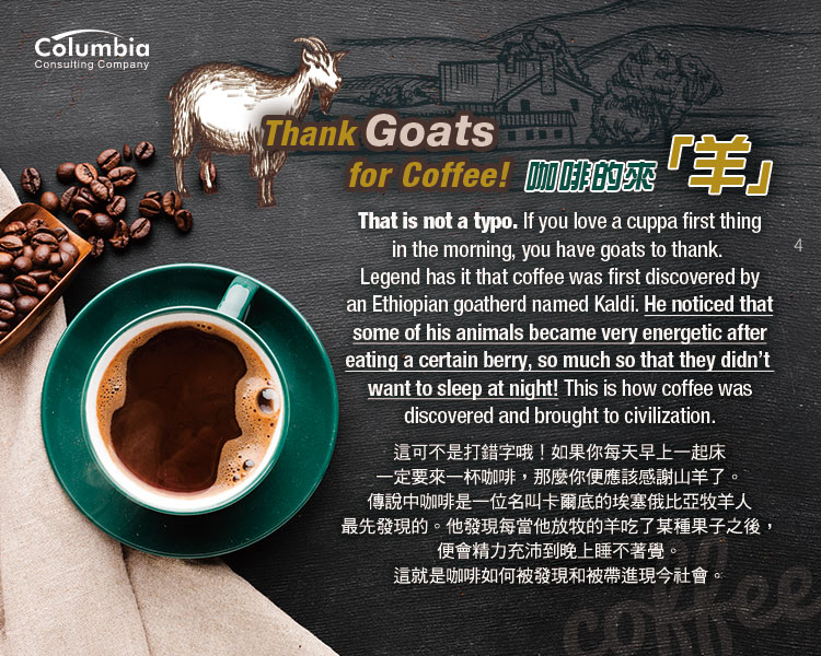 咖啡的來「羊」 Thank Goats for Coffee!
