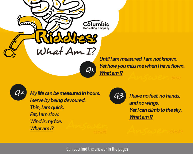 猜謎 Riddles: What am I?