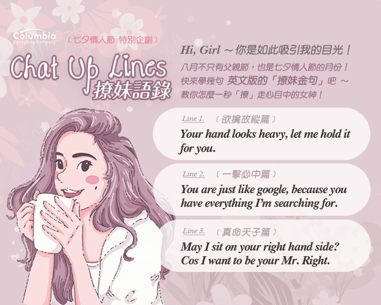 撩妹語錄 Chat Up Lines 